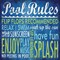 Pool Rules Poster Print by Stephanie Marrott - Item # VARPDXSM10412